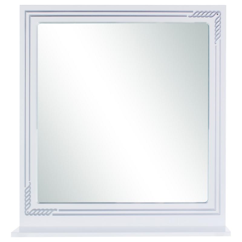Зеркало «Элен» 75 см цвет белое серебро