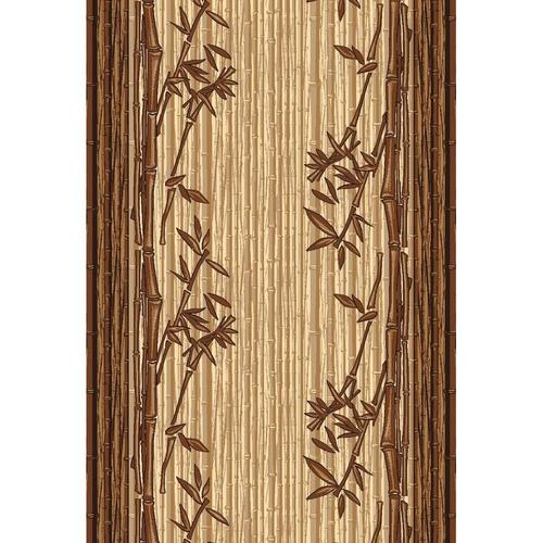 Дорожка ковровая «Бамбук 170» войлок 1.2 м цвет коричневый