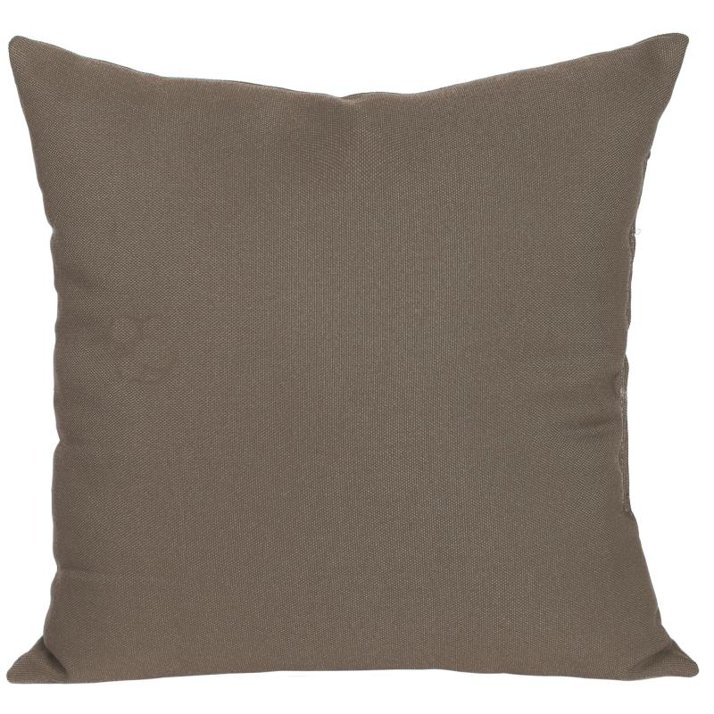 Подушка декоративная 40х40 см цвет коричневый