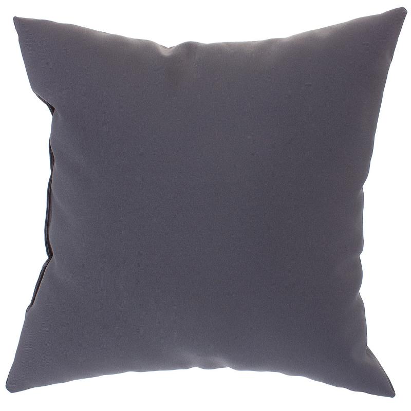 Подушка декоративная «Радуга» 40х40 см цвет светло-серый