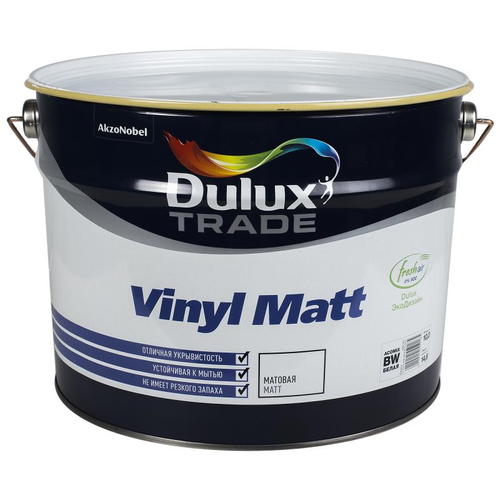 Краска Dulux Vinyl Matt, база BW, 10 л