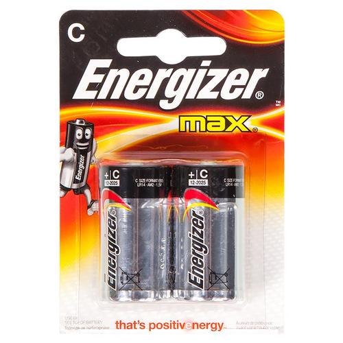 Батарейка алкалиновая Energizer Max CLR14, 2 шт.