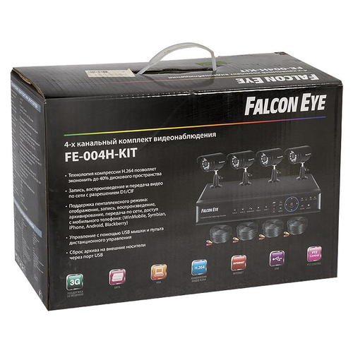 Комплект видеонаблюдения Falcon Eye-004H-KIT Дом