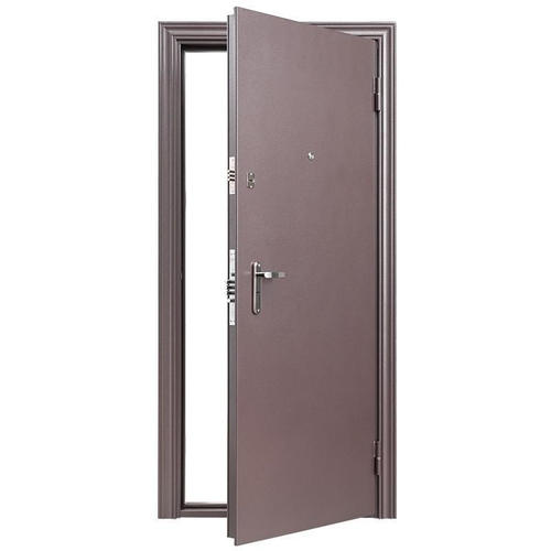 Дверь входная металлическая Белый Венге, 950 мм, правая, цвет светлый венге