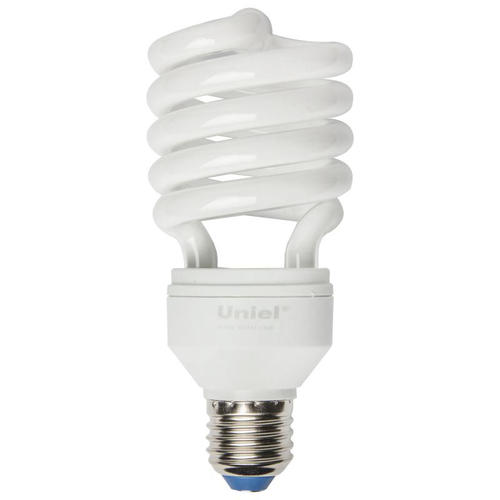 Лампа энергосберегающая Uniel спираль E27 32 Вт свет тёплый белый