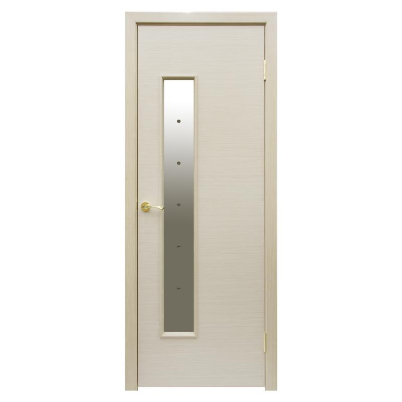 Дверь межкомнатная остеклённая Шарлотт 60x200 см, шпон, цвет дуб белёный