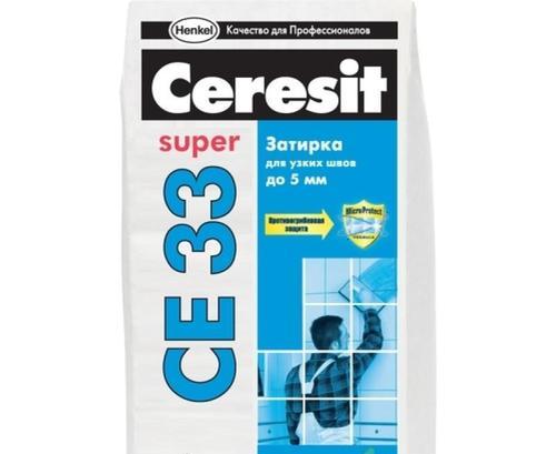 Затирка Ceresit СЕ 33, 2-5 мм, 2 кг, цвет киви
