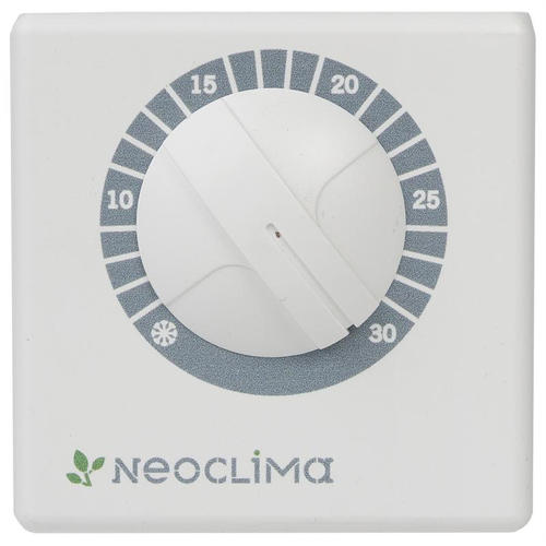Терморегулятор для теплого пола комнатный Neoclima RQ-1 механический, 4000 Вт, цвет белый