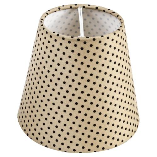 Абажур With black dots малый 1xE14, цвет бежевый