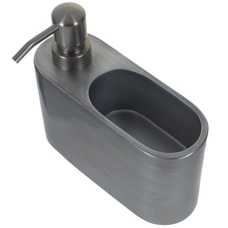Дозатор для жидкого мыла с держателем для губки NEO, 5х13,5х6,2 см