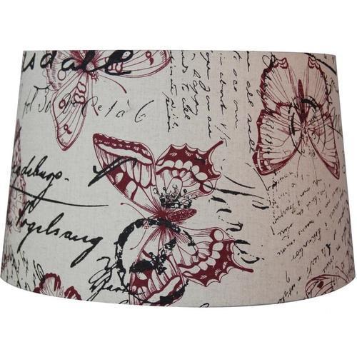 Абажур Linen blend 1xE14, бабочки