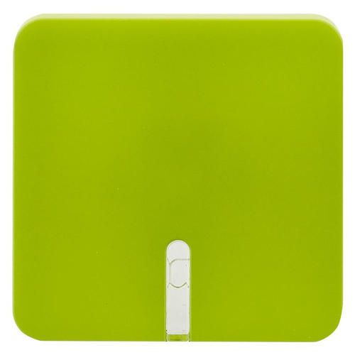Накладка для выключателяпереключателя Lexman с индикатором, цвет зелёный
