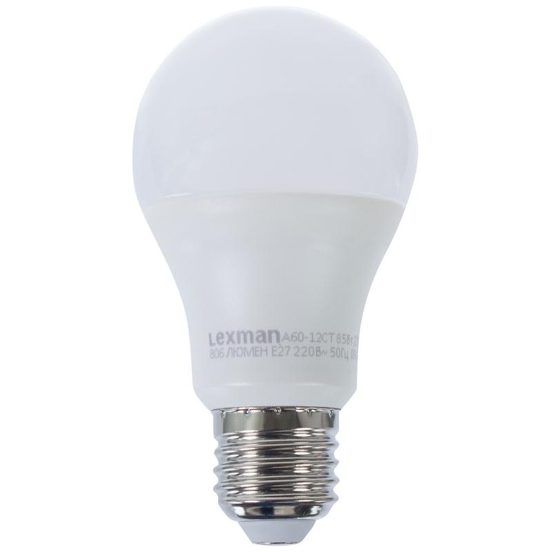 Лампа светодиодная Lexman E27 8.5 Вт 806 Лм 2700-6500K