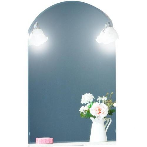 Шкаф зеркальный Бриклаер «Кантри», 60 см, ДСПМДФ, цвет белый