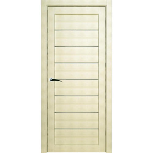 Дверь межкомнатная глухая Сабрина 90x200 см, ламинация, цвет латте, с фурнитурой
