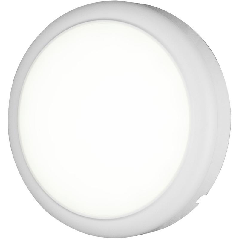 Светильник настенный светодиодный круг, 18 Вт, цвет белый