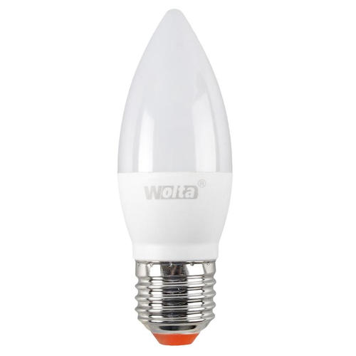 Лампа светодиодная Wolta simple свеча E27 6 Вт 500 Лм свет тёплый белый