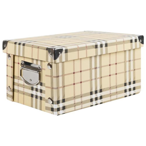 Коробка Hausmann складная 30х15x20 см, картон цвет желтыйклетка