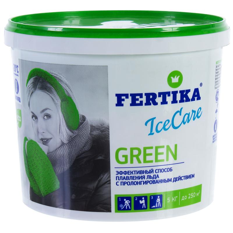 Противогололёдное средство Фертика Ice Care Green, 5 кг