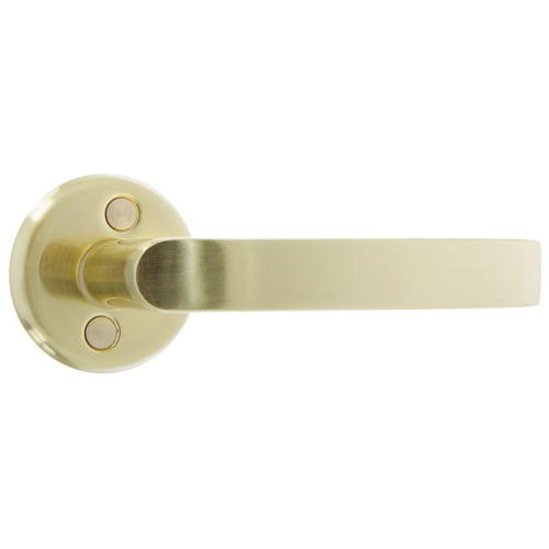 Ручки дверные на розетке Palladium 016 (560), алюминий, цвет матовое золото