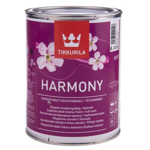 Краска интерьерная Tikkurila Harmony цвет белый 0.9 л