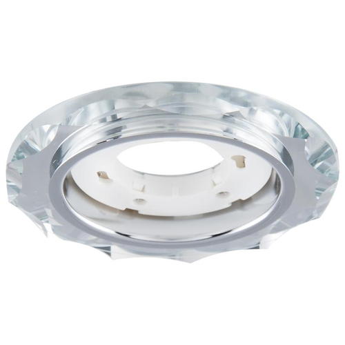 Спот встраиваемый DJ04, GX53, 50 Вт, цвет зеркальный