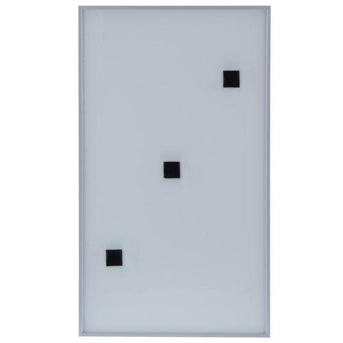 Витрина для шкафа Delinia «Магнетик» 60x35 см, алюминийстекло, цвет белый