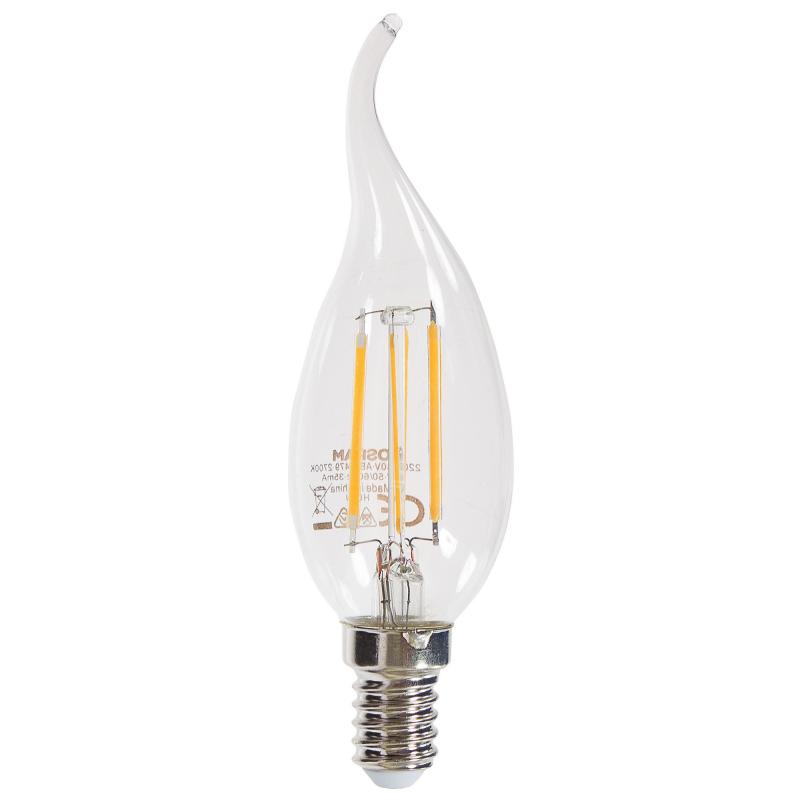 Лампа светодиодная Osram свеча на ветру E14 4 Вт 470 Лм свет тёплый белый