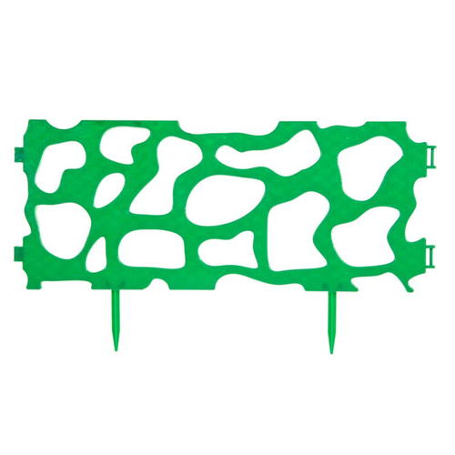 Забор «Рельефный» декоративный 3.2 м цвет зелёный
