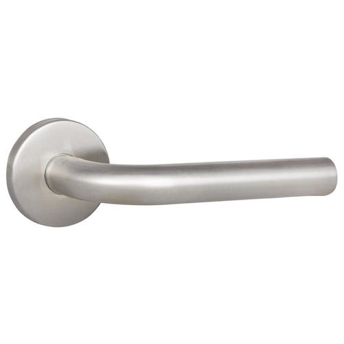Ручки дверные на розетке Apecs 0201-INOX, нержавеющая сталь, цвет сталь