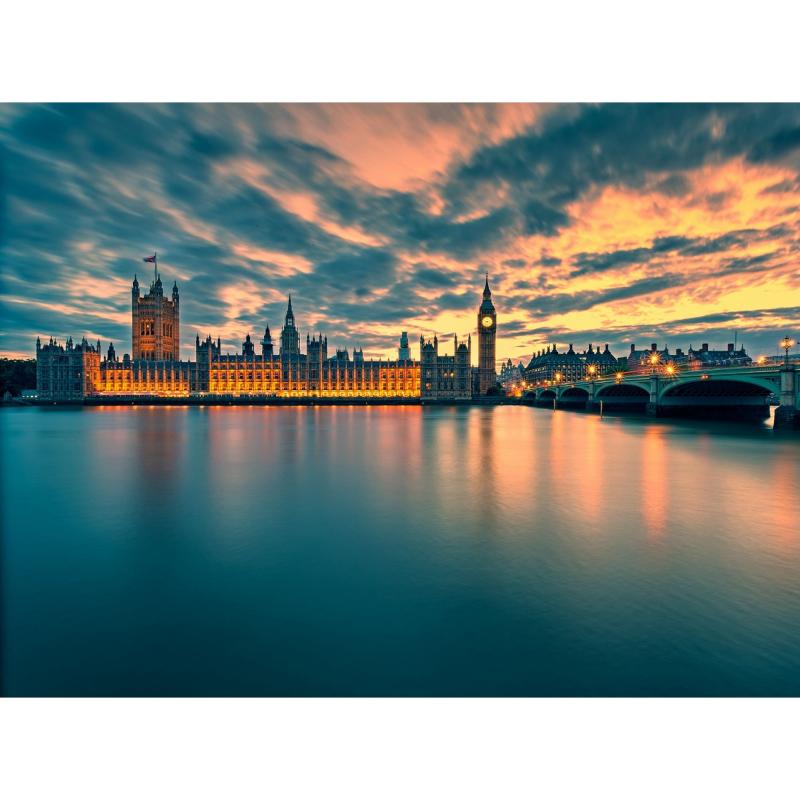 Картина на стекле 50x70 см «Лондон»