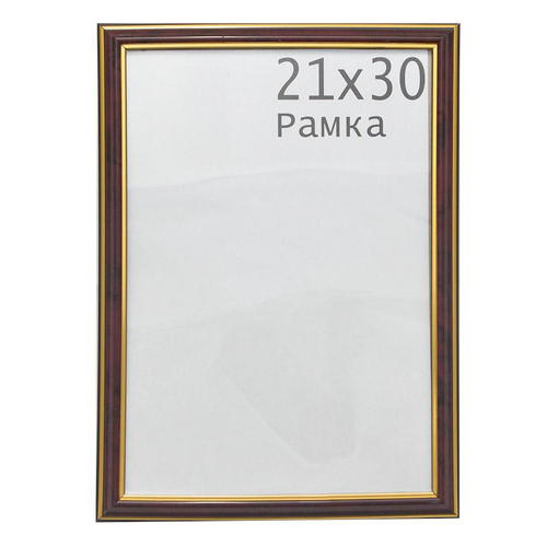 Рамка PL 3807 21х30 см пластик цвет бордовый
