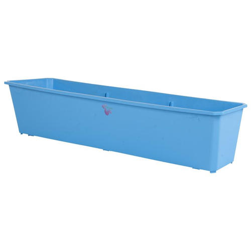 Ящик балконный 80х17х15 см, 12.5 л, пластик, Синий