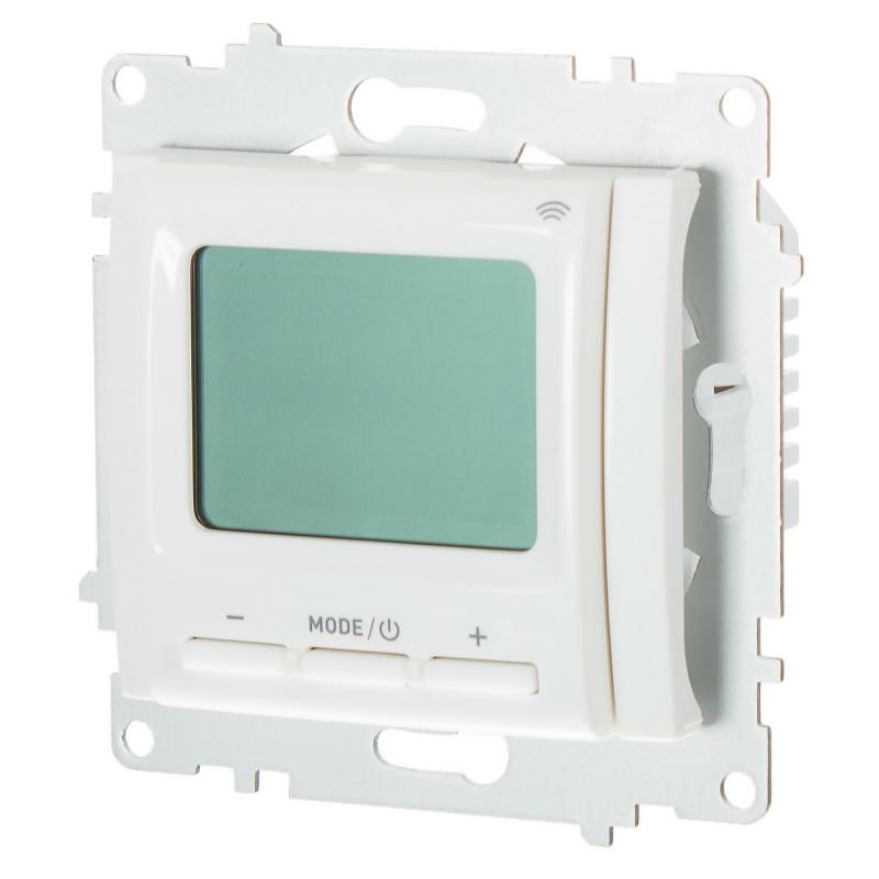 Терморегулятор для теплого пола Equation цифровой программируемый с wi-fi, цвет белый