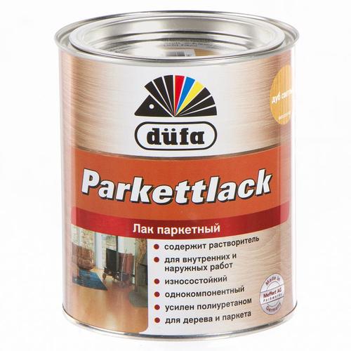 Лак паркетный полуматовый цвета дуб Dufa Parkettlack 0.75 л