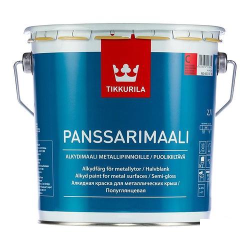 Краска для металлических крыш Panssarimaali, 2,7л
