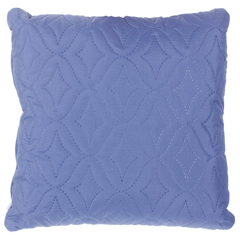Подушка стёганая «Melissa» 40х40 см цвет синий