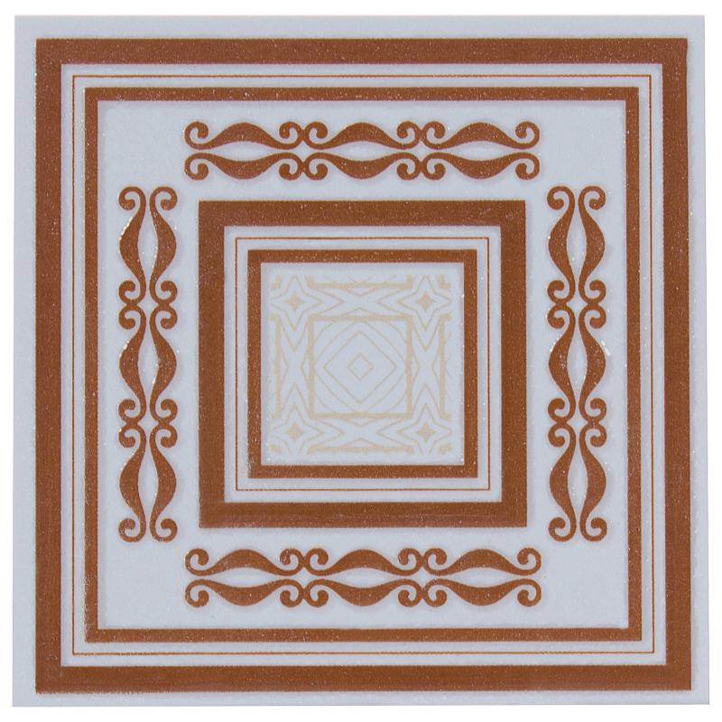 Угловой элемент «Астерия» 10х10 см цвет бежевый