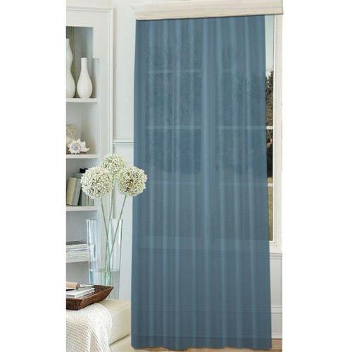 Тюль на ленте «Морэль» 250х260 см под лён цвет бирюзовый