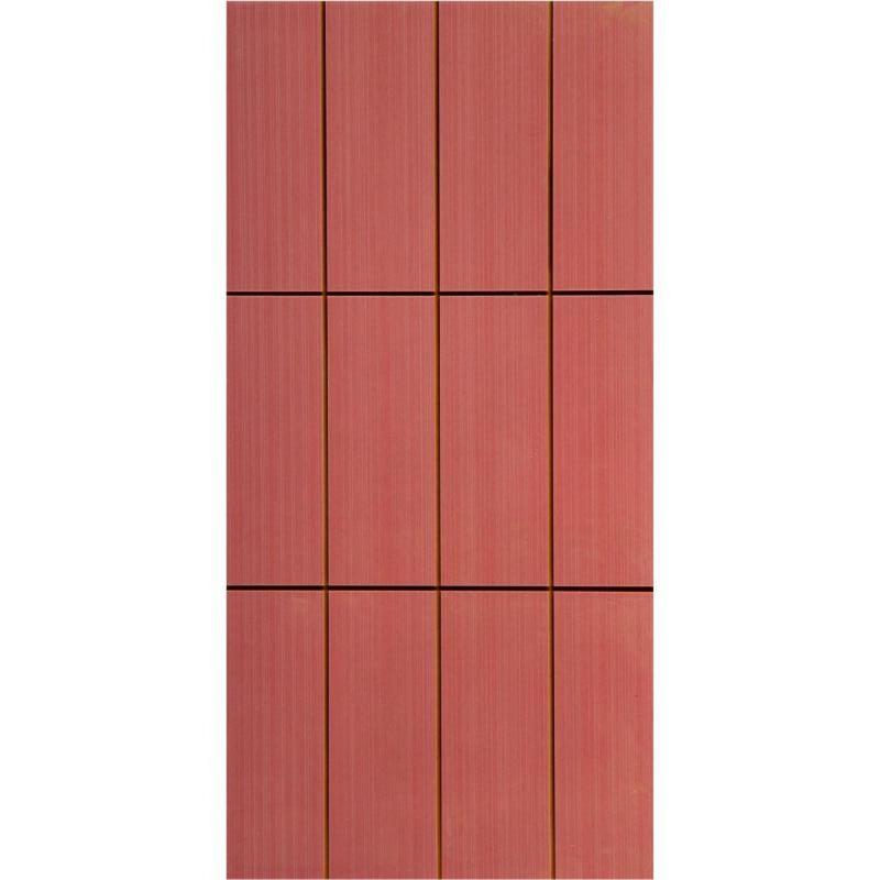 Вставка «Фрэска 12» 20х40 см цвет розовый