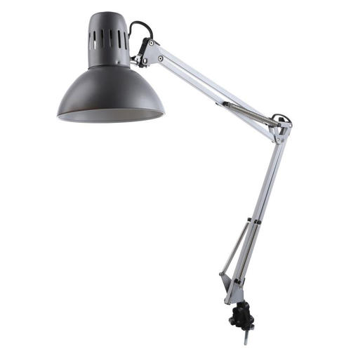Настольная лампа Inspire Arquitecto 1xE27x60 Вт, металлпластик, цвет серебро