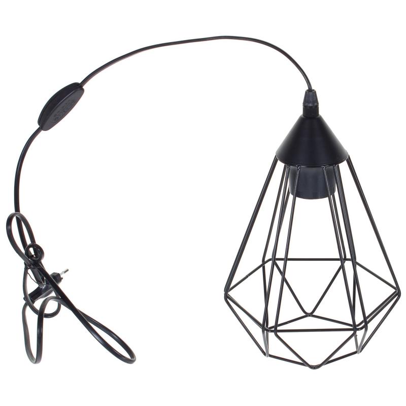 Настольная лампа Eglo «Tarbes» 1xE27x60 Вт, цвет чёрный