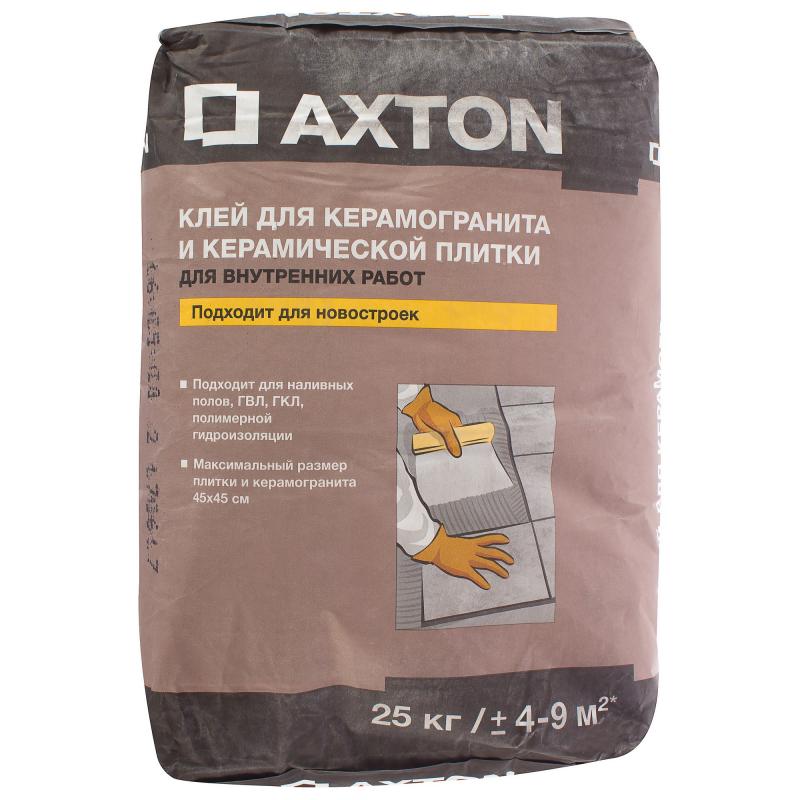 Клей для керамогранита Axton, 25 кг