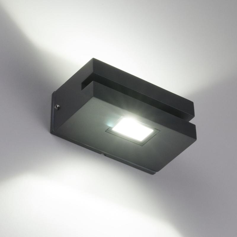 Светильник светодиодный фасадный Techno 1611 6 Вт цвет алмазный серый