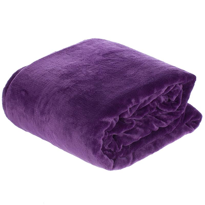 Плед «Prestige» 200х220 см микрофибра цвет фиолетовый