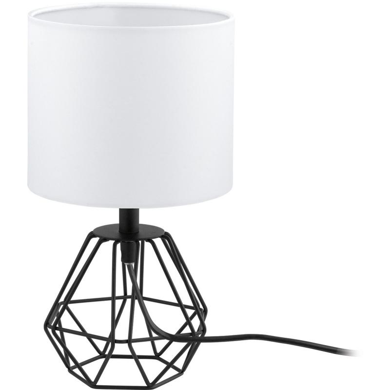 Настольная лампа Eglo «Carlton2» 1xE14x60 Вт, цвет чёрныйбелый