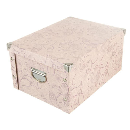 Коробка Hausmann складная 40х20x30 см, картон цвет бежевыйузор