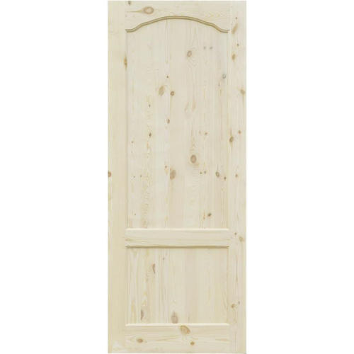 Дверь межкомнатная Филенка арочная глухая массив дерева цвет натуральный 60x200 см