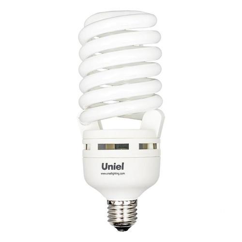 Лампа энергосберегающая Uniel спираль E27 55 Вт свет тёплый белый