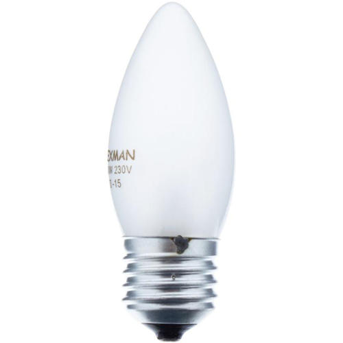 Лампа накаливания Lexman свеча 40Вт, E27, матовая